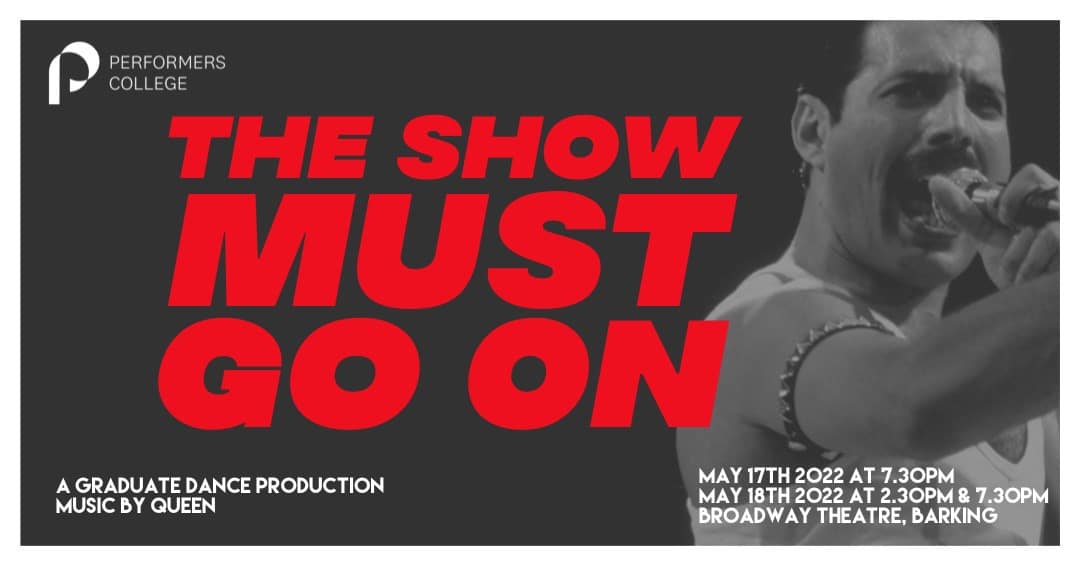 The Show Must Go On - Performers College Poster-1