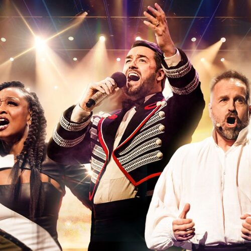 Jason Manford, Beverey Knight and Alfie Boe perform at National Lottery's big night of musicals 2024